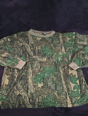 Ace Sportswear Camo Long Sleeve Tee